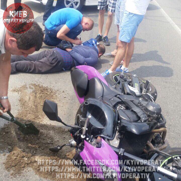 Motorcycle robbers detained in Kiev