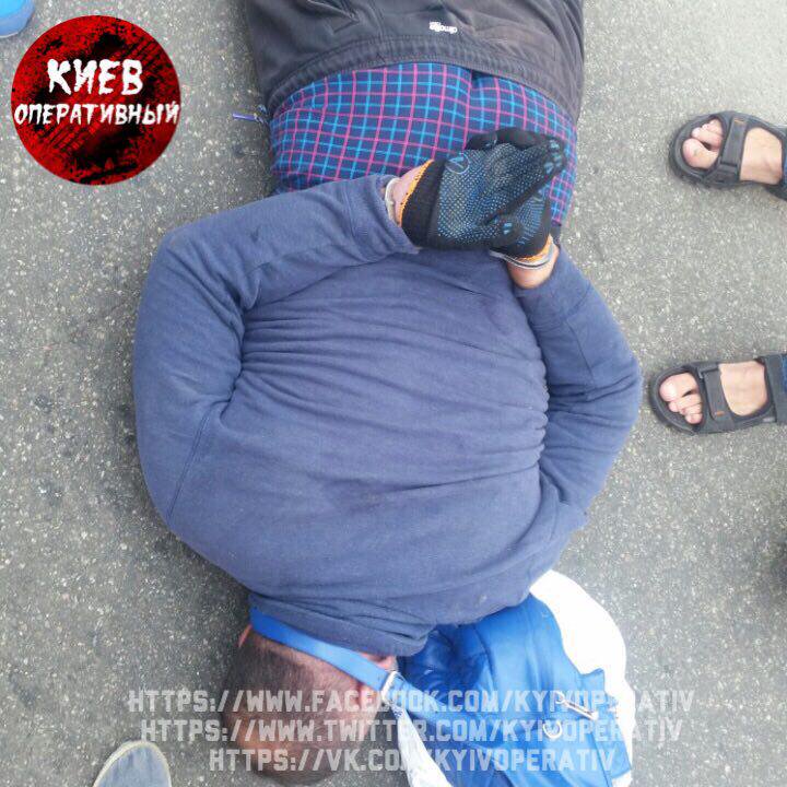 Motorcycle robbers detained in Kiev