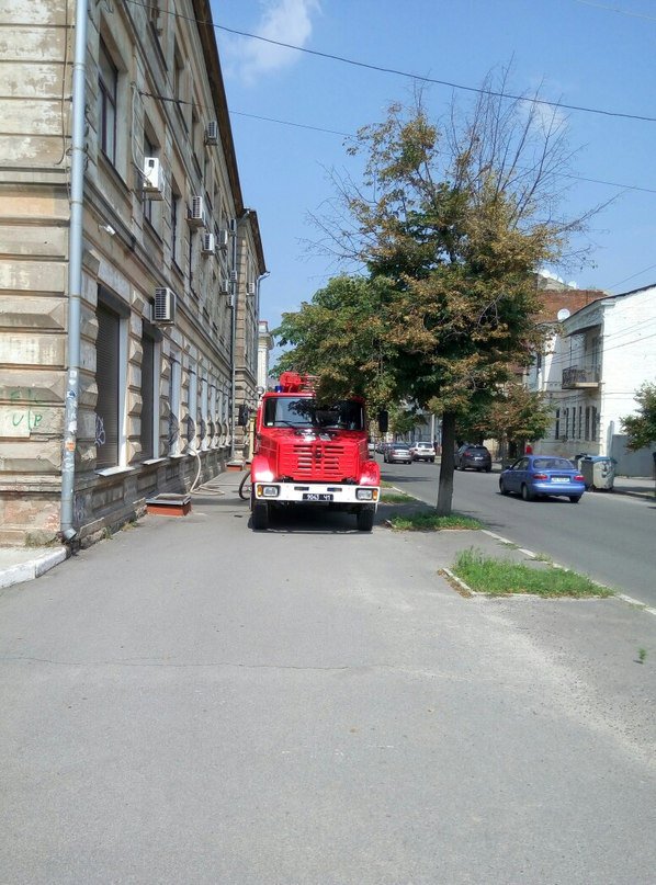 The court of Appeal is burning in Kharkiv 