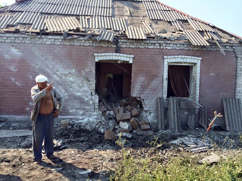 Consequences of attacks in Donetsk last night