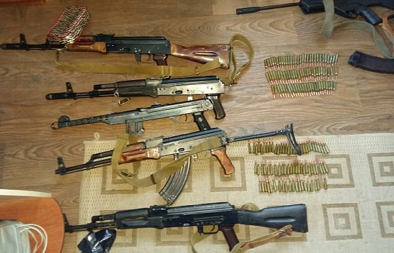 Police seized arsenal of weapons in Kyiv region