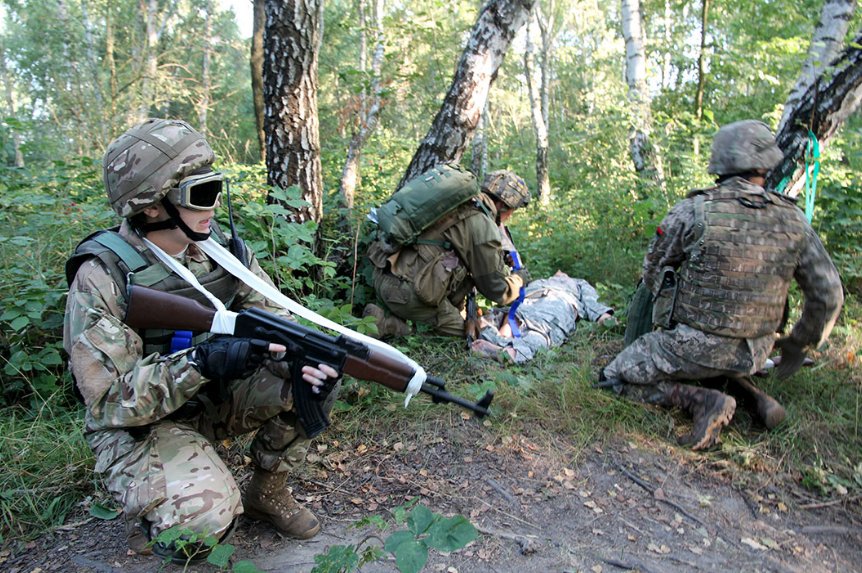 Photos of recent US mil led 68W train the trainer in Yavoriv
