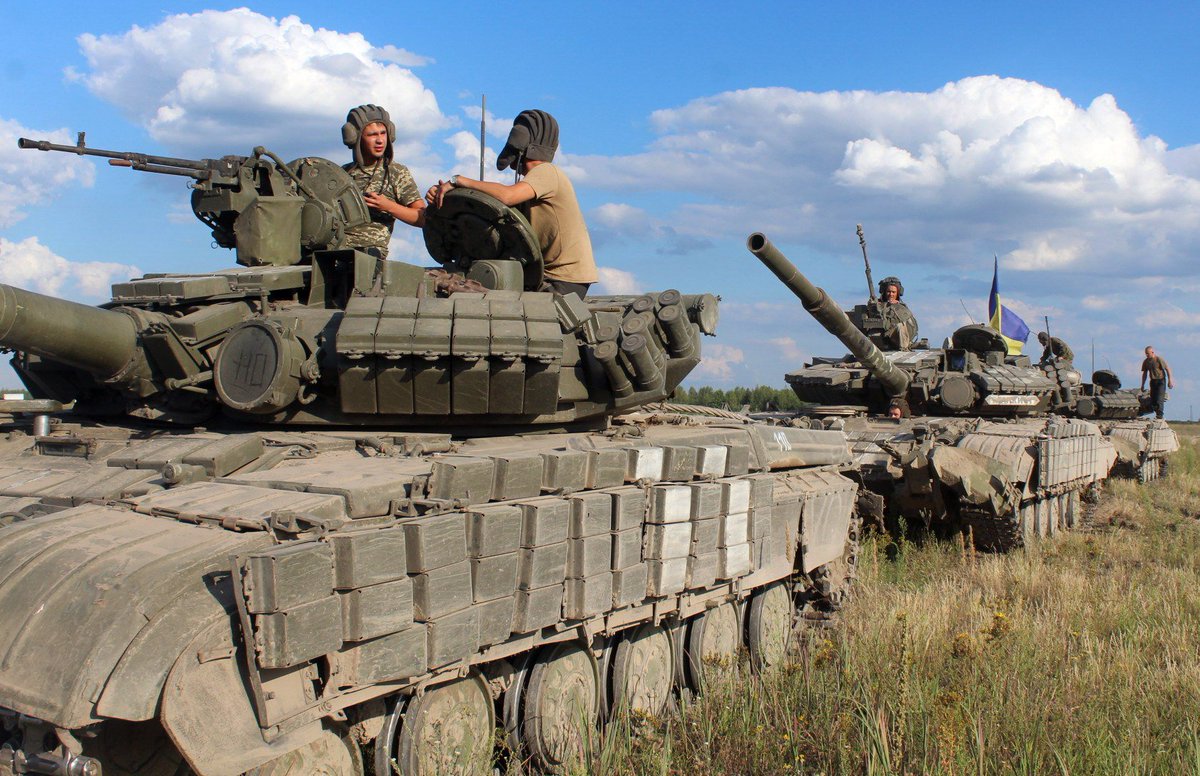 ATO spokesperson: In Rivne firing range, UA tankmen were showing their skills competing in teams  