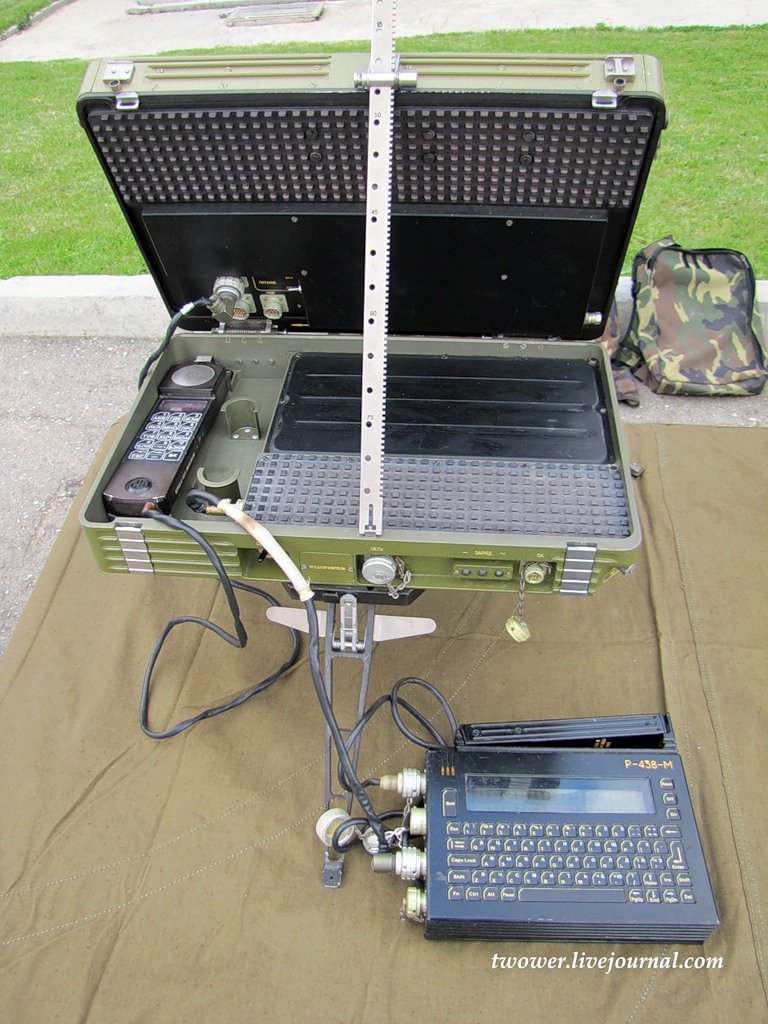 Russian Barier-T satellite communication station at Donbas 