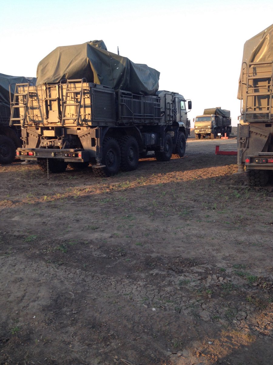 Recent photos show Russian military equipment deployed in Rostov Oblast, Russia.  