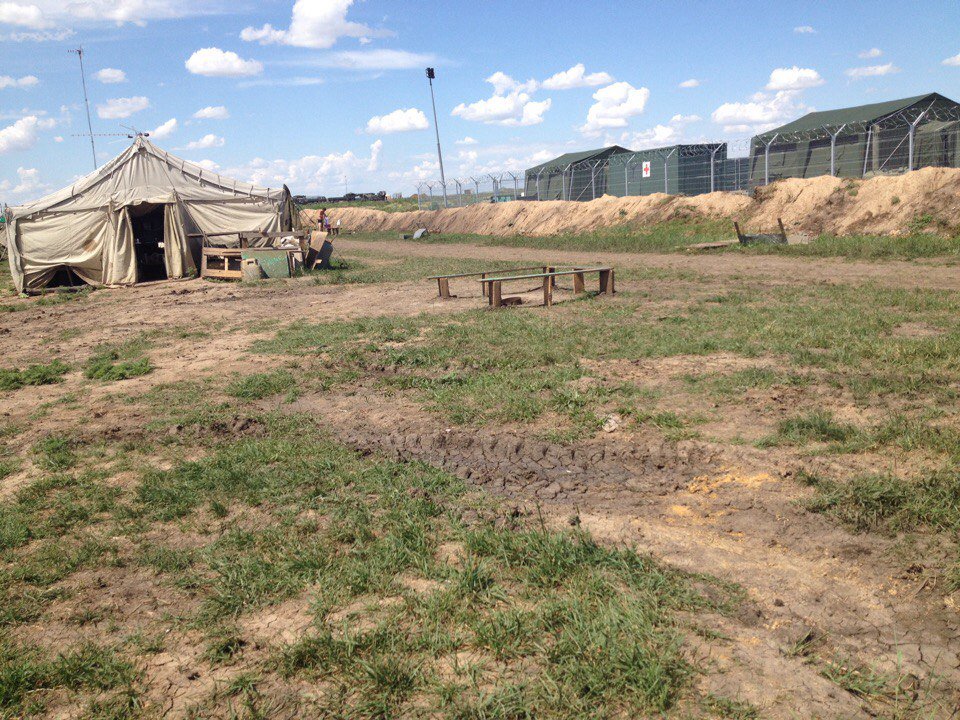 Recent photos show Russian military equipment deployed in Rostov Oblast, Russia.  