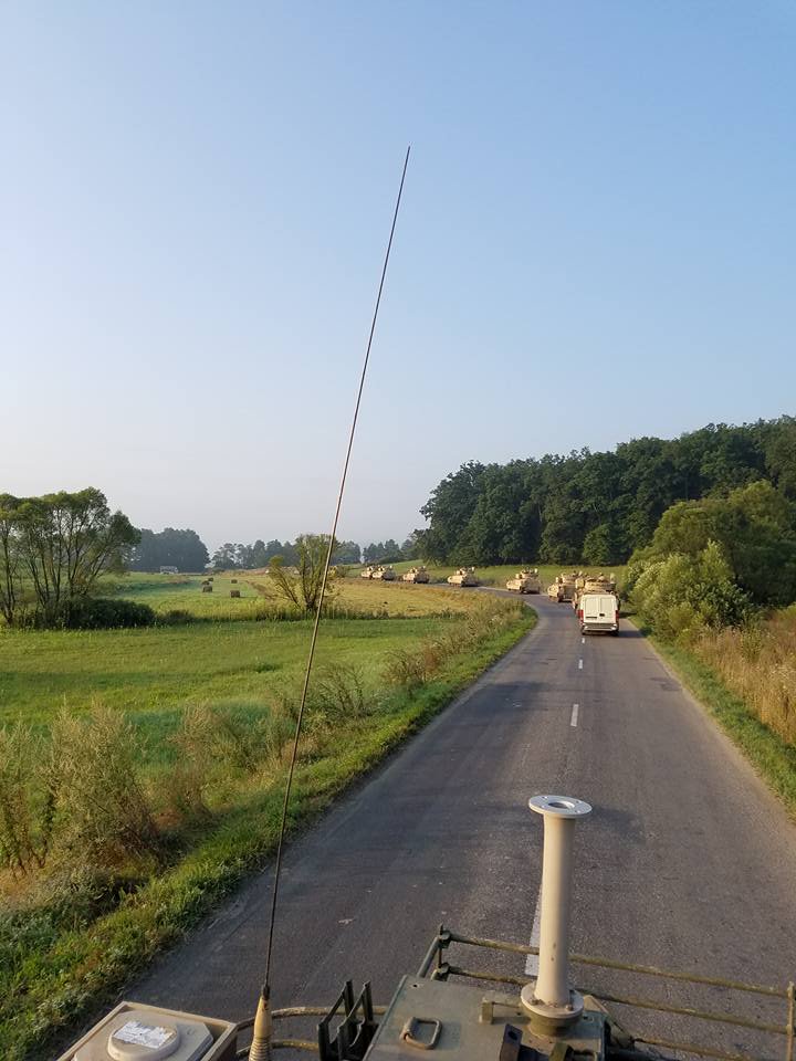 US moving tanks  and  armored vehicles to East Romania, Smârdan