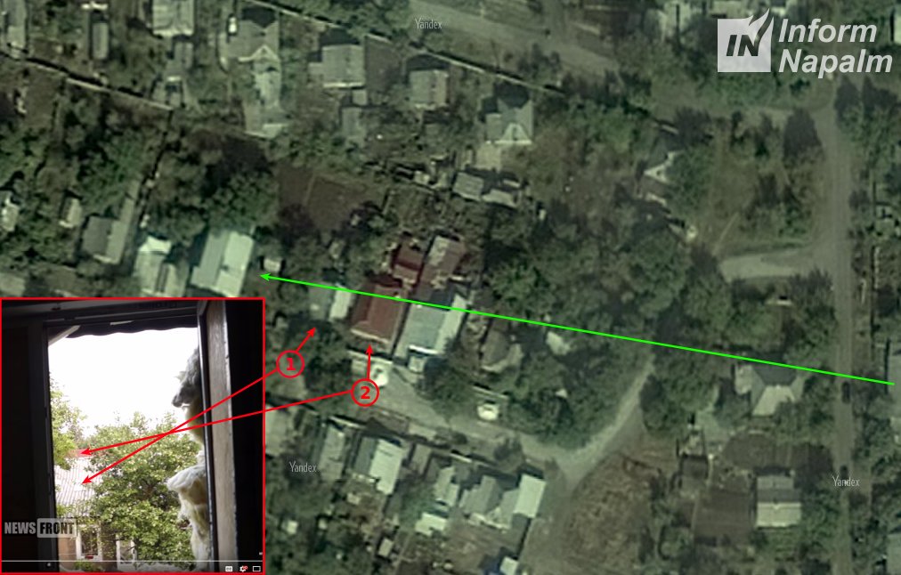 Occupied Yasynuvata under Russian forces fire 