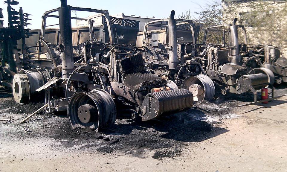 Russian forces destroyed agricultural firm in Chermalyk