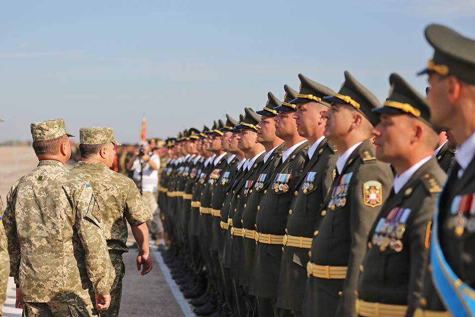 Preparations of Ukrainian army for Independence Day parade
