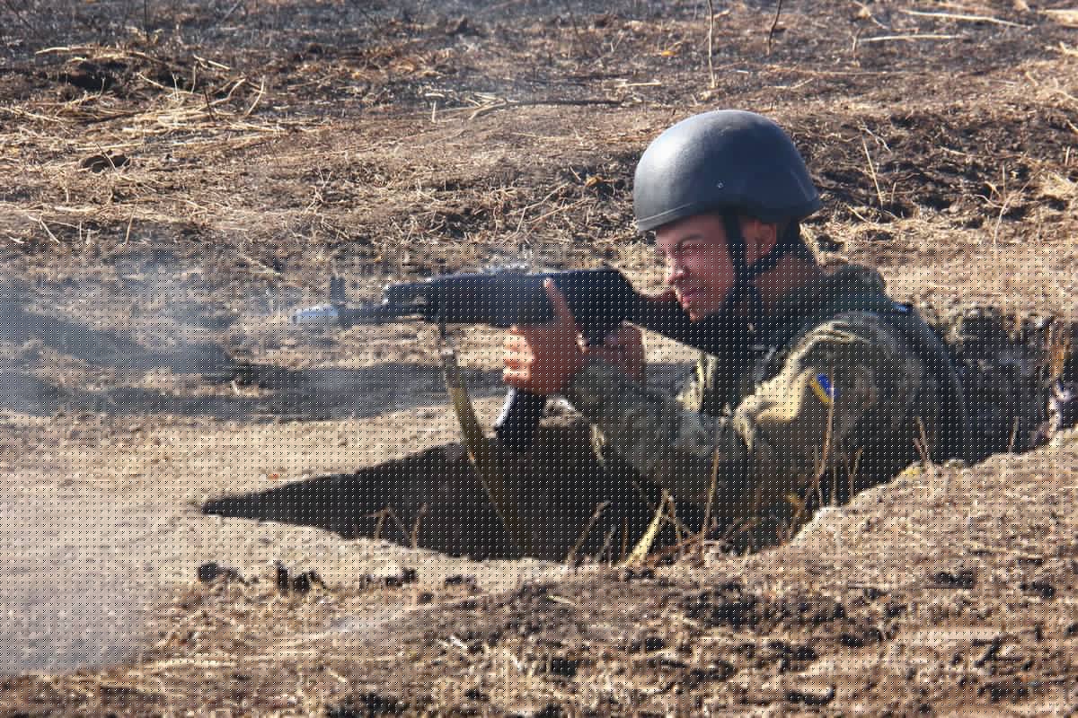 ATO spokesperson: Future UA Navy officers acquire skills of primary military training at the firing range  