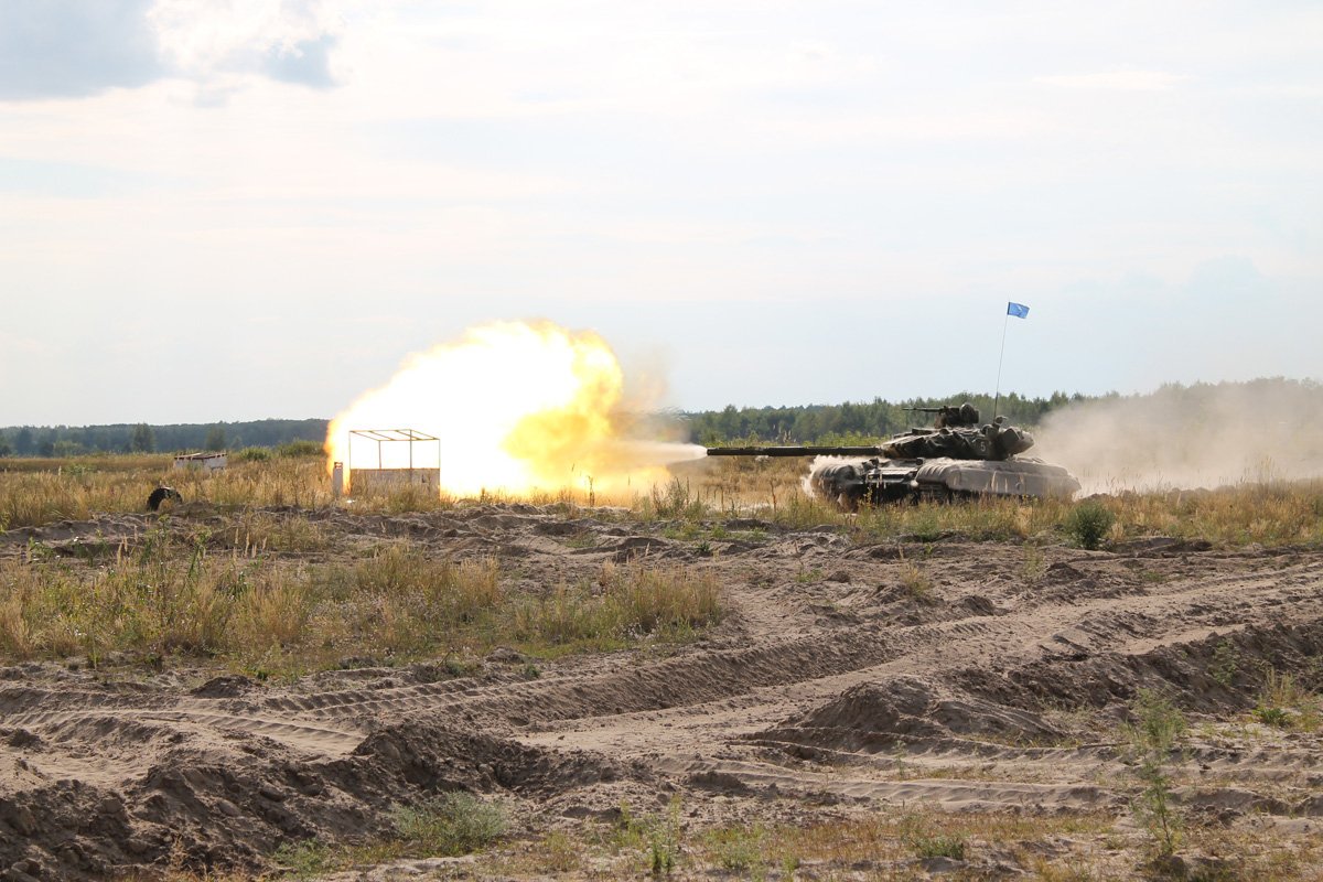 Col. Motuzyanyk: In Chernihiv region, UA tankmen compete on which armor section is the best  