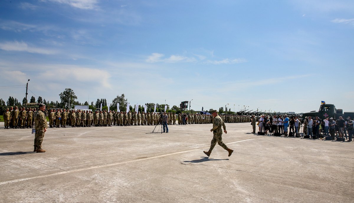 President took part in the ceremony of handing over weapons, military hardware to Ukrainian Armed Forces  