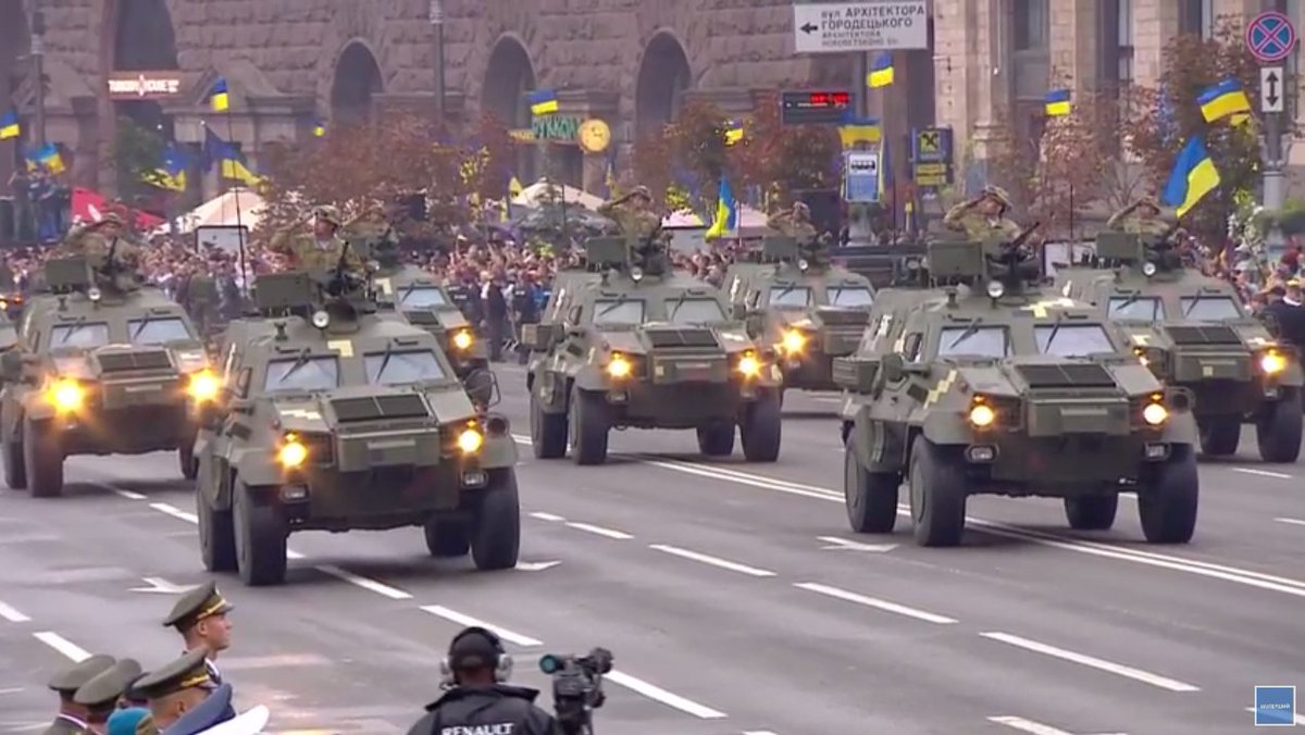 BTR-4, Dozor-B on Parade in Kyiv 