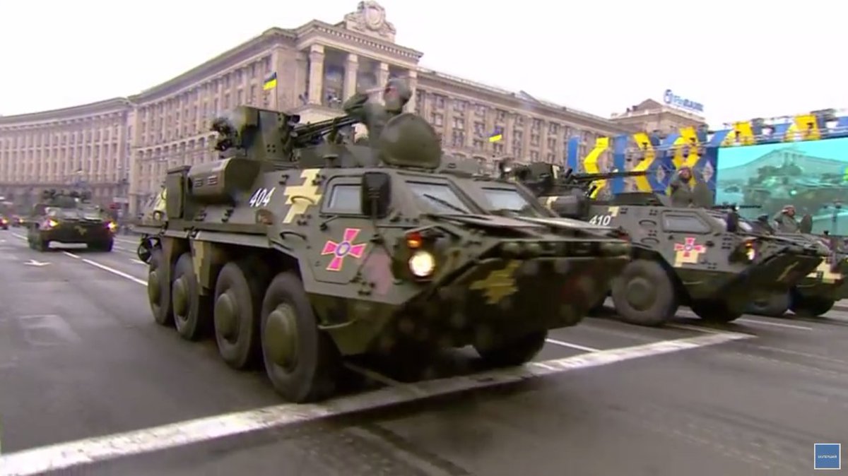 BTR-4, Dozor-B on Parade in Kyiv 