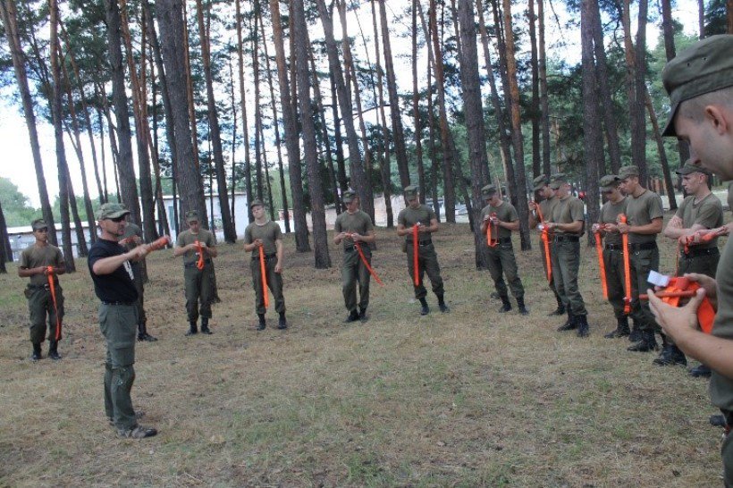 Col. Motuzyanyk: NGU servicemen undergo tactical military training in Kyiv region  