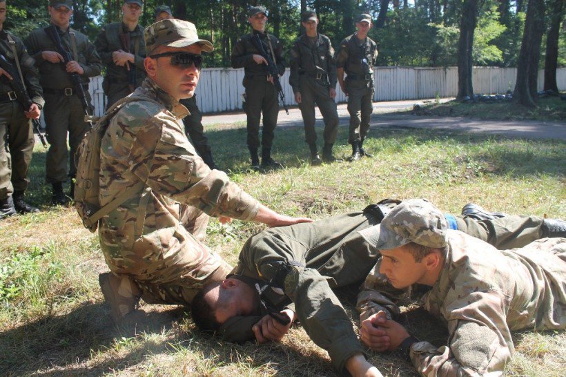 Col. Motuzyanyk: NGU servicemen undergo tactical military training in Kyiv region  
