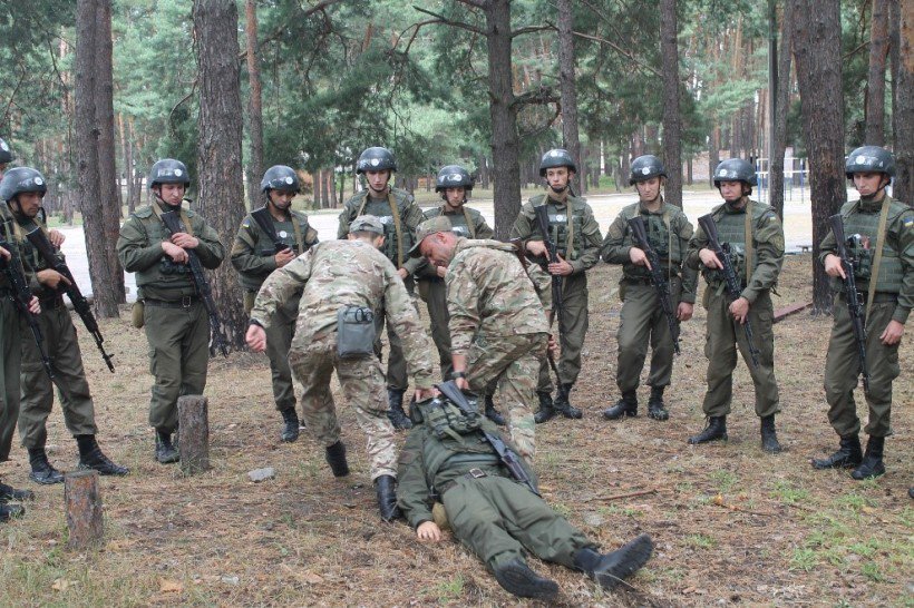 Col. Motuzyanyk: NGU servicemen undergo tactical military training in Kyiv region  