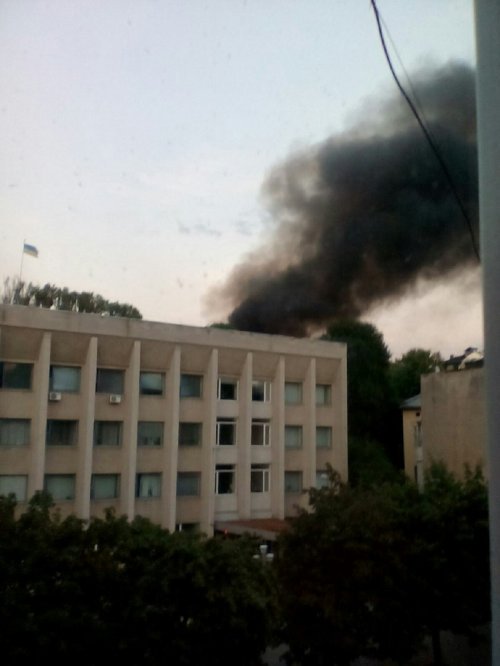 L'viv: fire in building that previously belonged to military unit