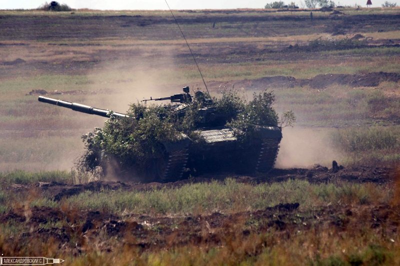 Drill of Russian forces at Donbas