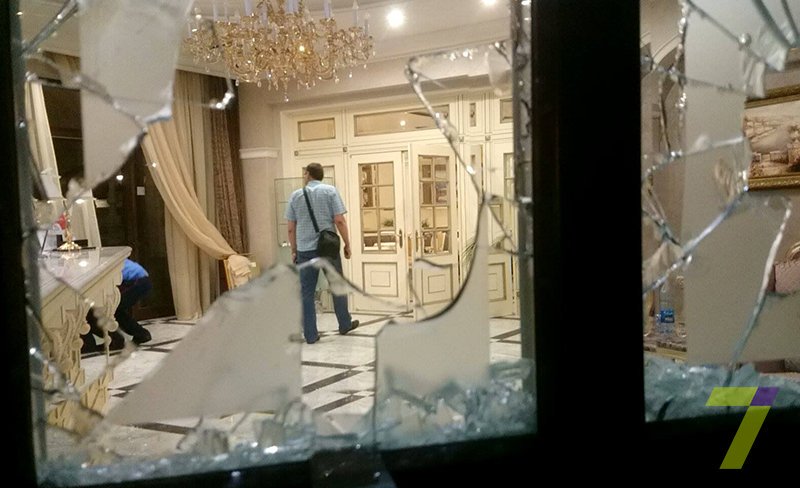 Police detained 18 at Odesa hotel