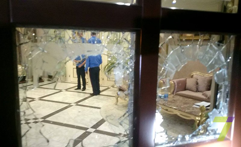 Police detained 18 at Odesa hotel