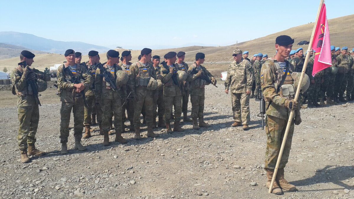 Ukrainian unit take part in International NATO exercises AgileSpirit in Georgia