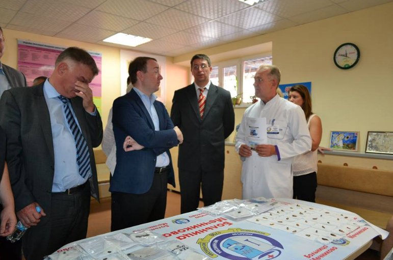 Deputies of the Denmark Parliament visit Mechnikov Hospital/ATO Trauma center in Dnipro  