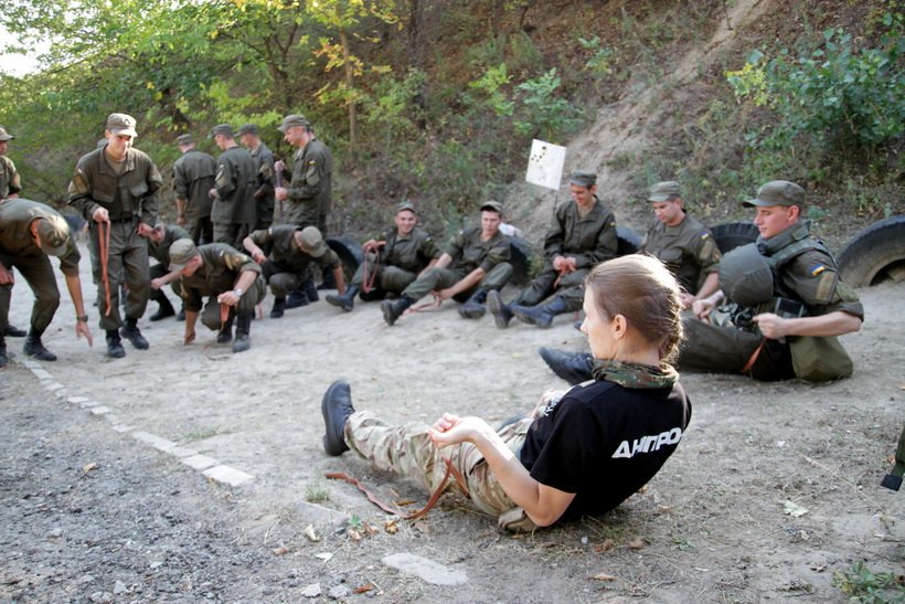 ATO spox: In Dnipro, NGU servicemen took practical exercises in tactical medicine  