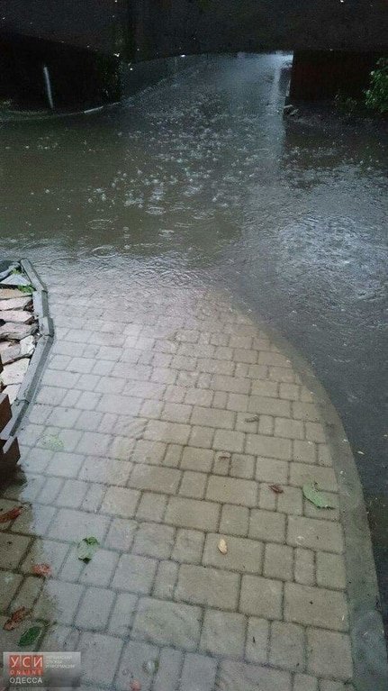 Streets flooded in Odesa after heavy rain