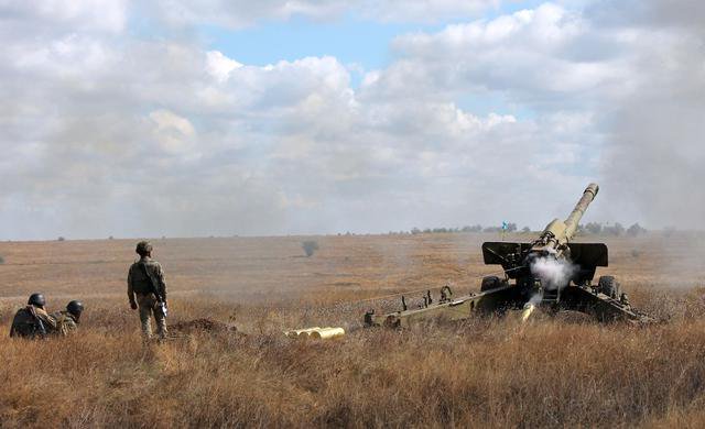 Ukraine: Training of the separate artillery brigade of Pivden took place on Shyrokyi Lan ground in the Mykolaiv region.  