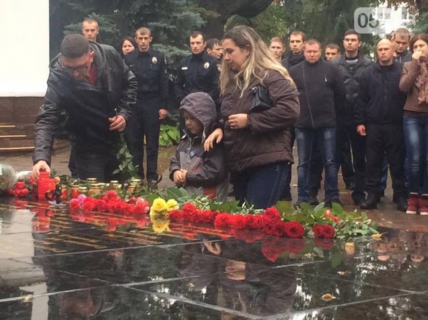 Kharkiv police honored the memory of Dnipro policemen