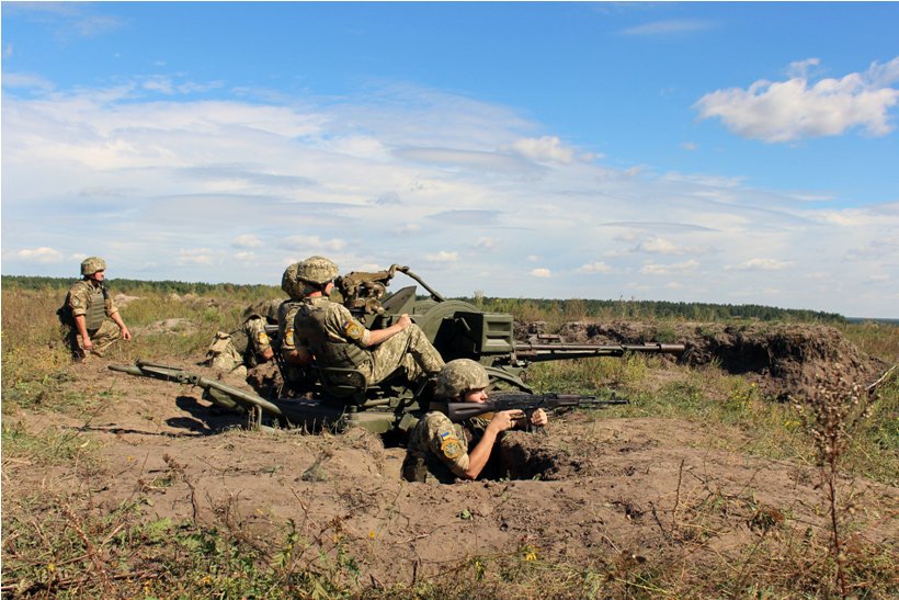 ATO spokesperson: In Kharkiv region, NGU cadets performed joint military training with UA Armed Forces servicemen  