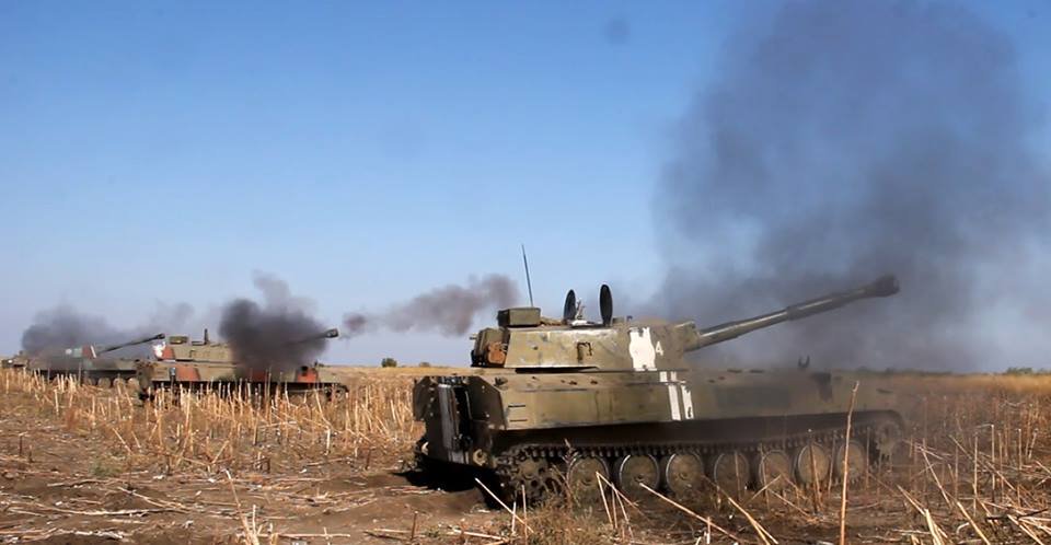 Drill of Ukrainian army 72th mobile brigade 