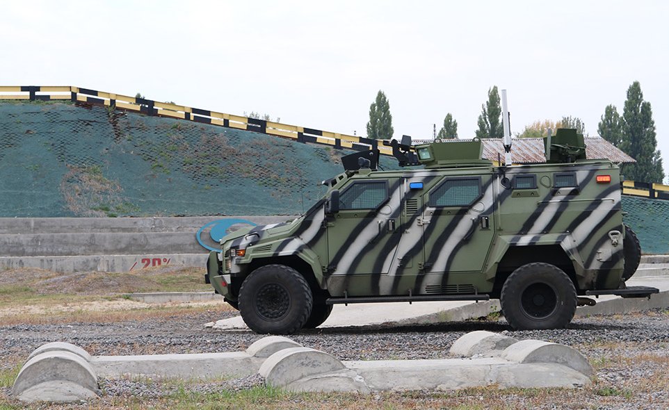 KRAZ tested new auto-pilot armored vehicle