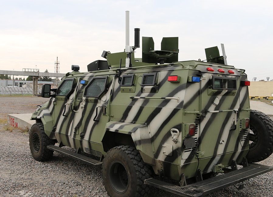 KRAZ tested new auto-pilot armored vehicle
