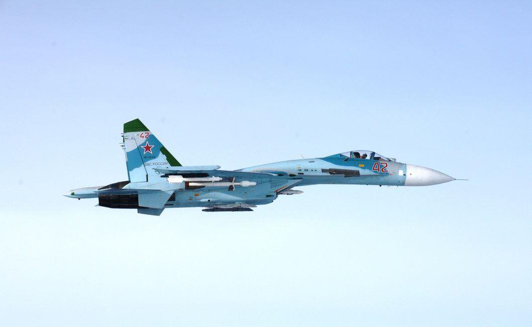 Finland AF release Russia Su-27 intercept images from 6th Oct suspected airspace violations  