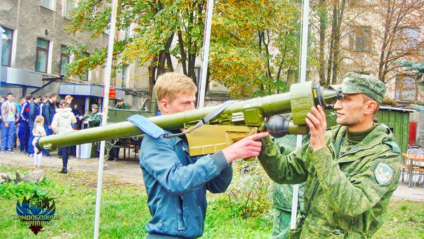 MANPADS Igla on display in Horlivka