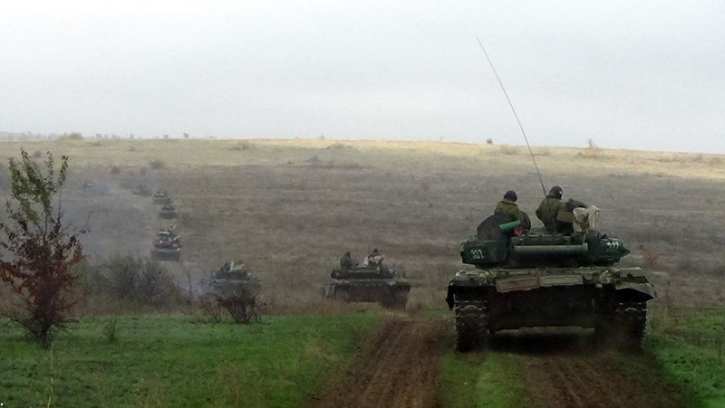 Donetsk region RU tanks by Diizel gang