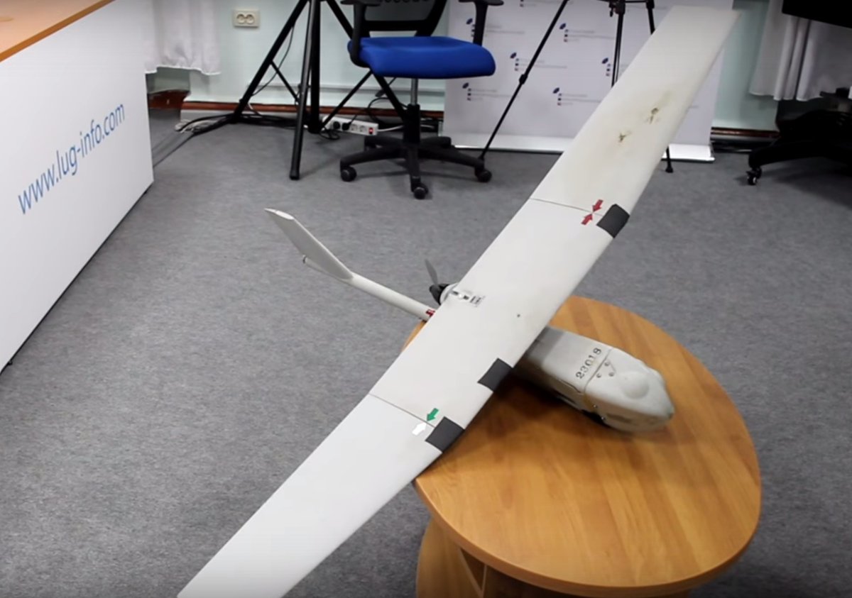 LNR group downed a US-supplied AeroVironment RQ-11 drone of Ukraine's armed forces today 