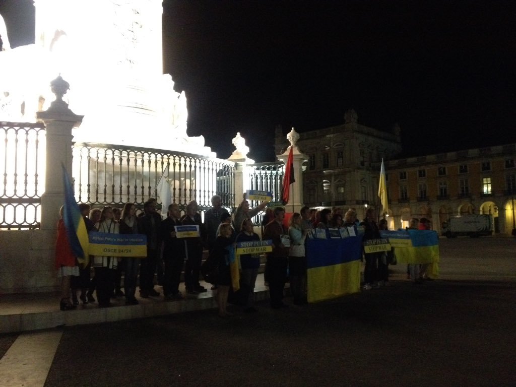 Rally in Lisbon. Stop Putin War in Ukraine