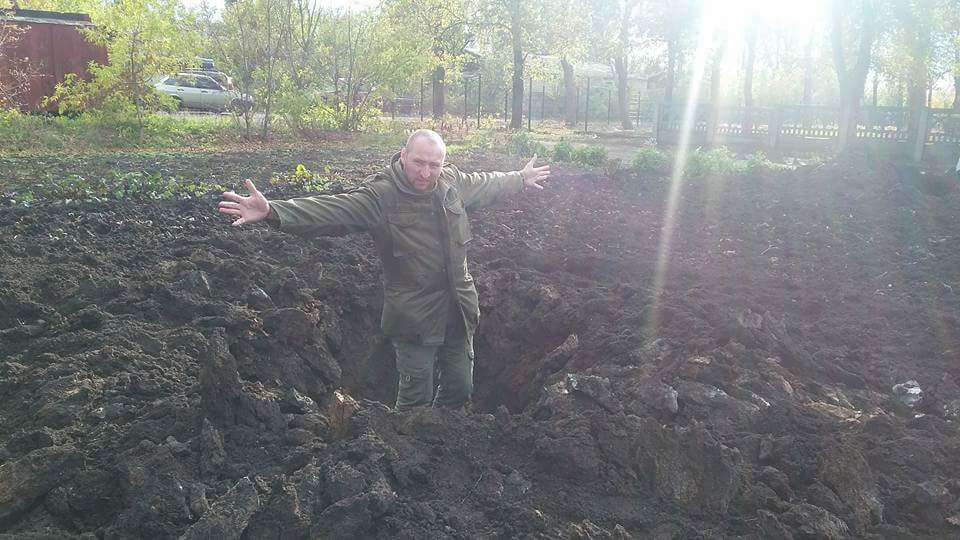 Destruction in Popasna after Russian forces attack