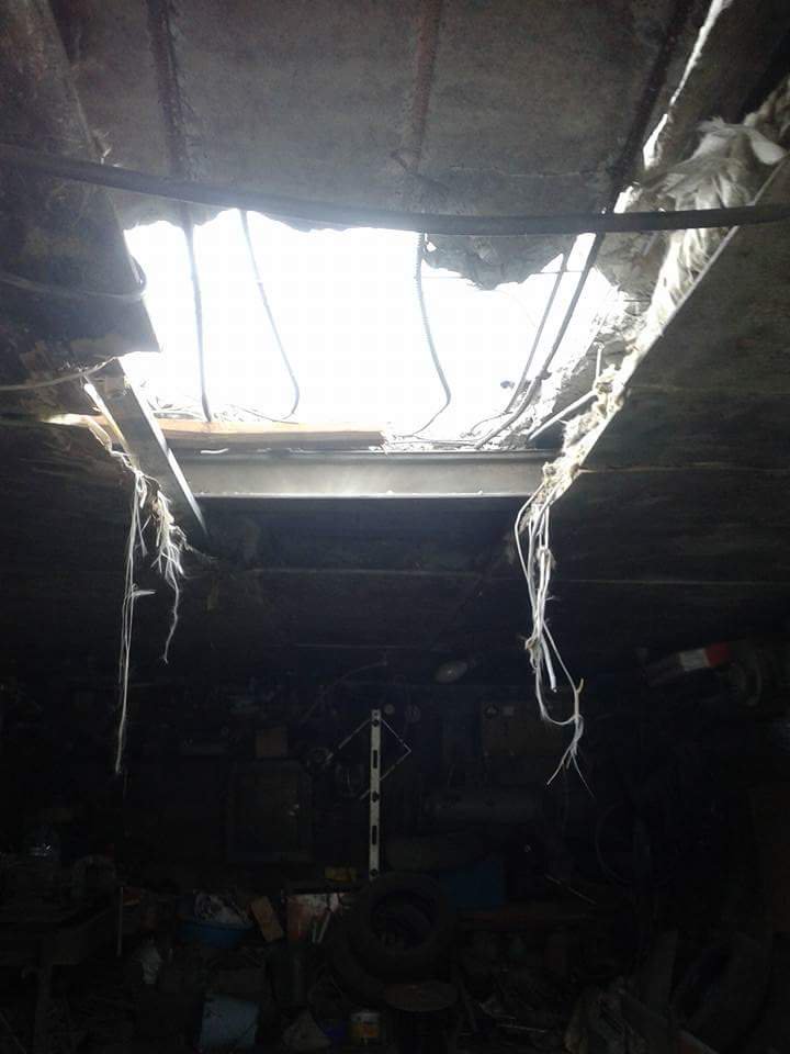 Destruction in Popasna after Russian forces attack