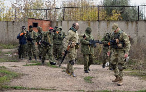 ATO spox: In Druzhkivka, special unit of Donetsk police “Typhoon” performed practical training in combating terrorist threat  