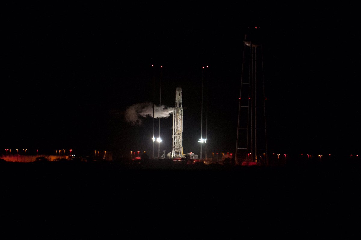 Antares rocket was successfully launched from NASA’s Wallops Flight Facility in Virginia