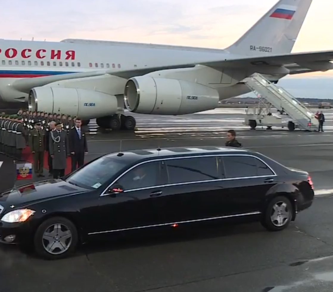 Putin arrived in Berlin
