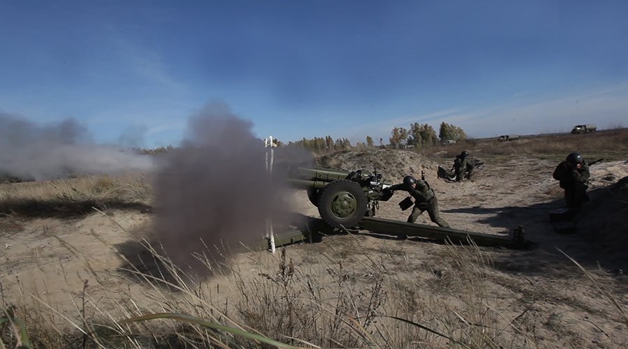 ATO spokesperson: In Kyiv region, NGU servicemen performed large-scale military training  