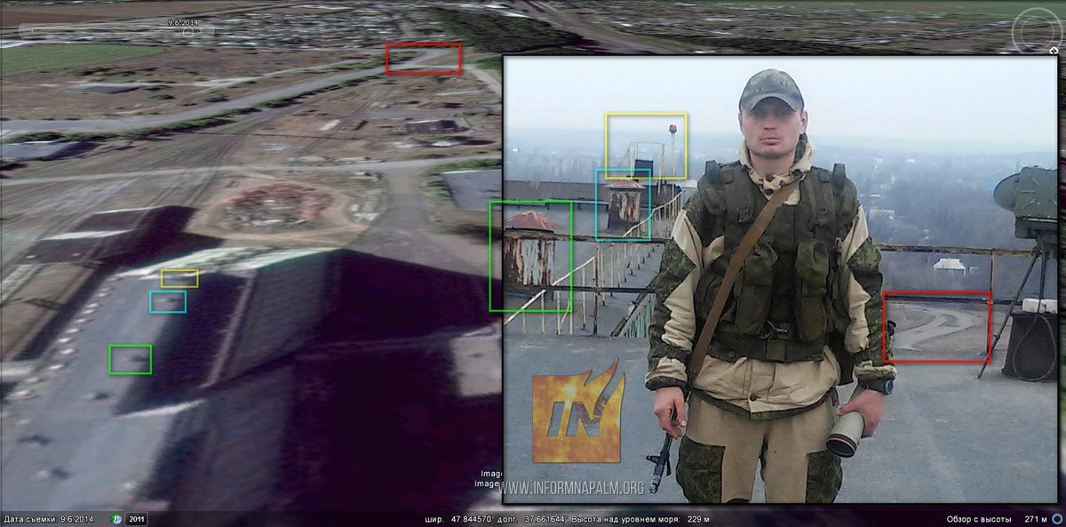 Russian ground reconnaissance station Kredo-M1 at Olenivka near Donetsk 