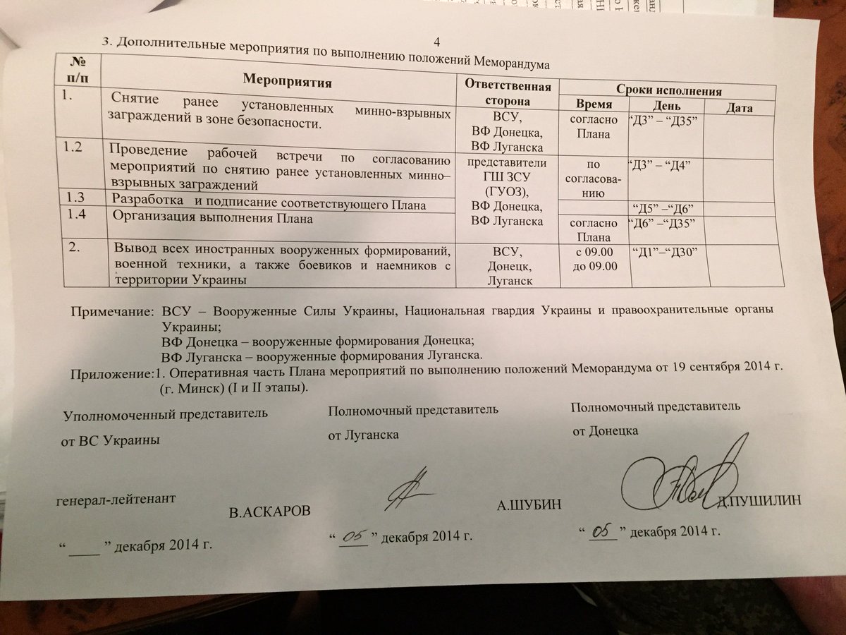 On December 24 2014, Donetsk Republic parliament speaker Denis Pushilin sent Surkov a peace roadmap based on 1st Minsk Agreements.  