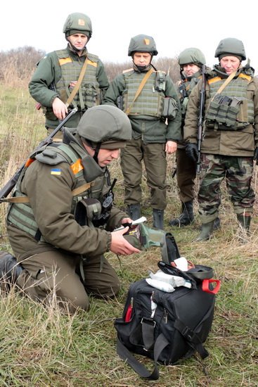 ATO spox: Yesterday, in the Luhansk region, NGU servicemen underwent tactical military exercises with field shootings  and  first aid practice  